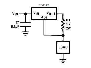 LM317上的电流调节器电路。 